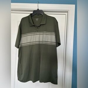 Old Navy Men's Polo Shirt in Olive and Gray